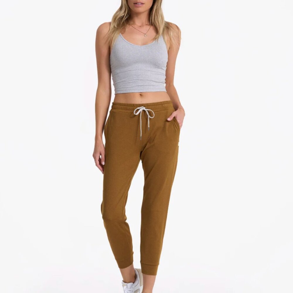 Vuori Performance Jogger * Caramel Heather * Size XS
